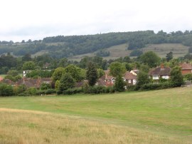 View towards the North Downs